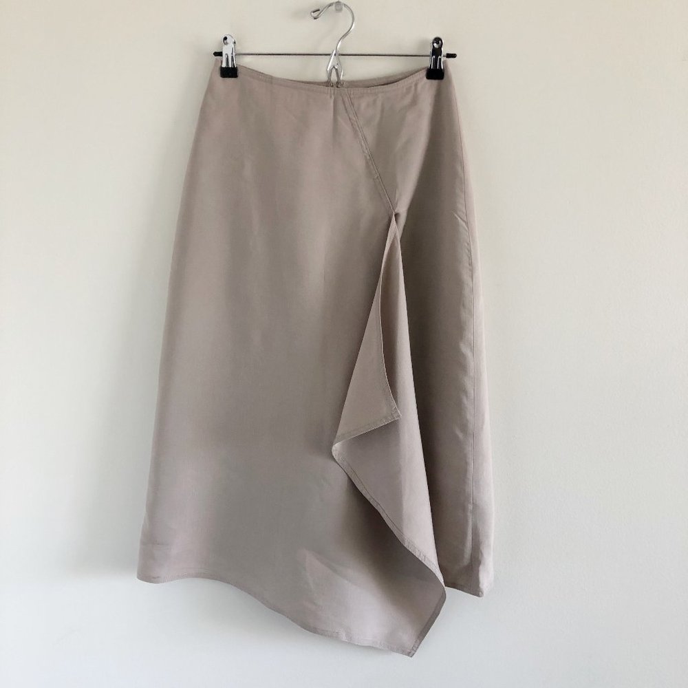Aritzia Wilfred Autier Draped Midi Skirt 4